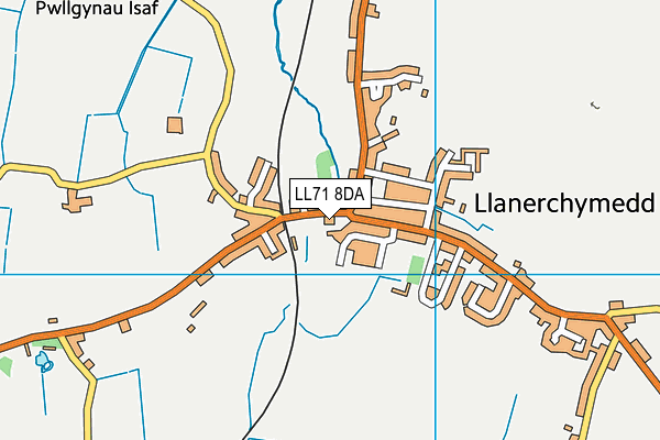 LL71 8DA map - OS VectorMap District (Ordnance Survey)