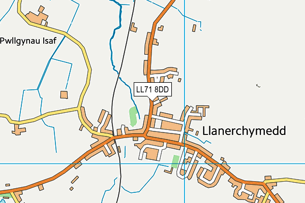 LL71 8DD map - OS VectorMap District (Ordnance Survey)