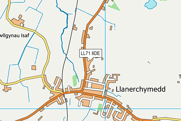 LL71 8DE map - OS VectorMap District (Ordnance Survey)
