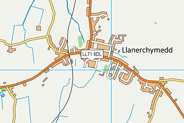 LL71 8DL map - OS VectorMap District (Ordnance Survey)