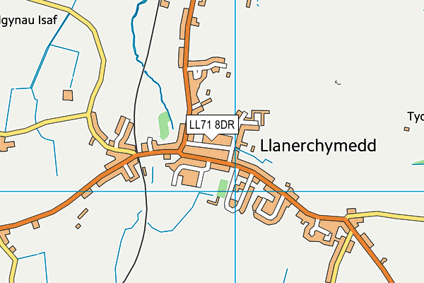 LL71 8DR map - OS VectorMap District (Ordnance Survey)