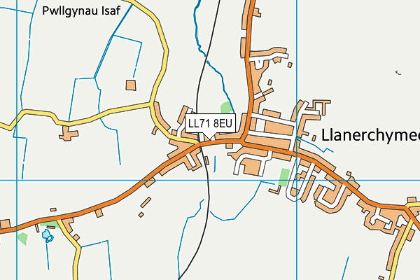 LL71 8EU map - OS VectorMap District (Ordnance Survey)