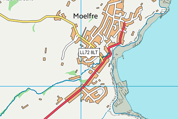 LL72 8LT map - OS VectorMap District (Ordnance Survey)
