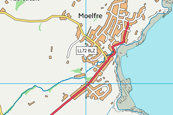 LL72 8LZ map - OS VectorMap District (Ordnance Survey)