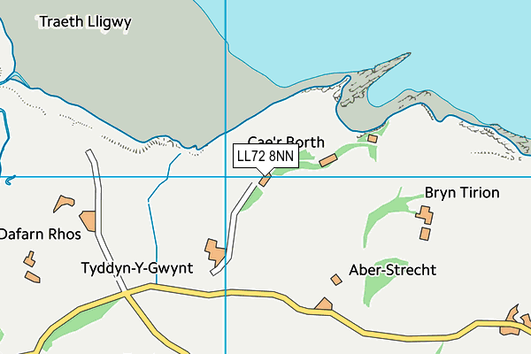 LL72 8NN map - OS VectorMap District (Ordnance Survey)