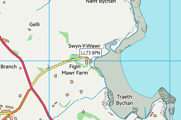 LL73 8PN map - OS VectorMap District (Ordnance Survey)