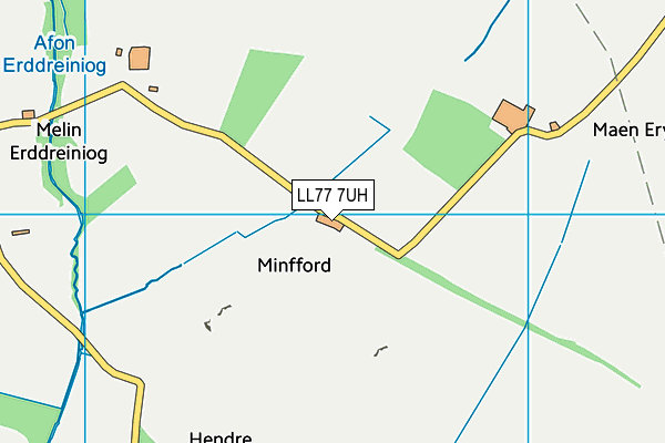 LL77 7UH map - OS VectorMap District (Ordnance Survey)