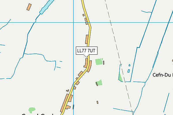 LL77 7UT map - OS VectorMap District (Ordnance Survey)