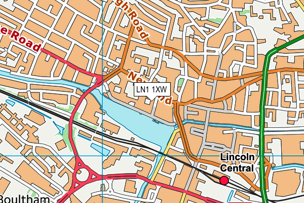Map of LINCOLN PROPERTY SYNDICATES LIMITED at district scale