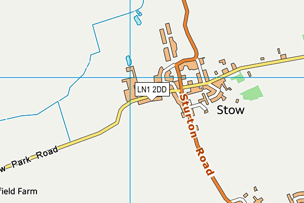 LN1 2DD map - OS VectorMap District (Ordnance Survey)