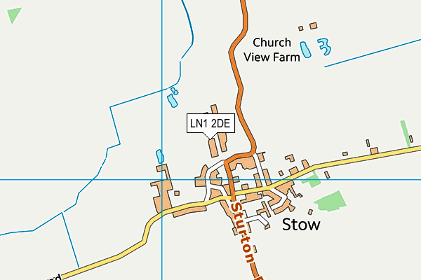 LN1 2DE map - OS VectorMap District (Ordnance Survey)