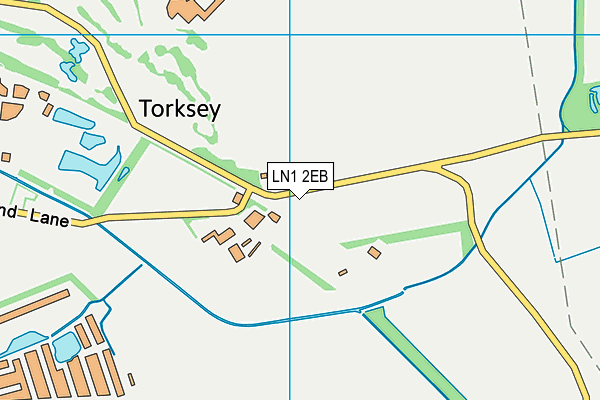 LN1 2EB map - OS VectorMap District (Ordnance Survey)