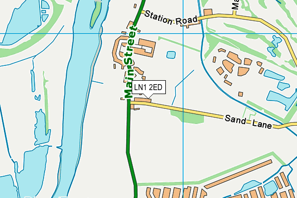 LN1 2ED map - OS VectorMap District (Ordnance Survey)