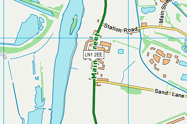 LN1 2EE map - OS VectorMap District (Ordnance Survey)