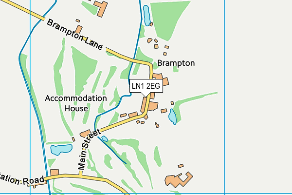 LN1 2EG map - OS VectorMap District (Ordnance Survey)