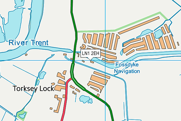 LN1 2EH map - OS VectorMap District (Ordnance Survey)