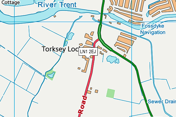 Torksey Lock (Polish Scouting Association) map (LN1 2EJ) - OS VectorMap District (Ordnance Survey)