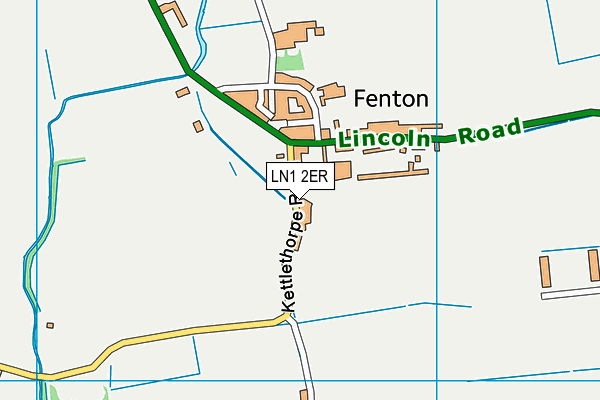 LN1 2ER map - OS VectorMap District (Ordnance Survey)