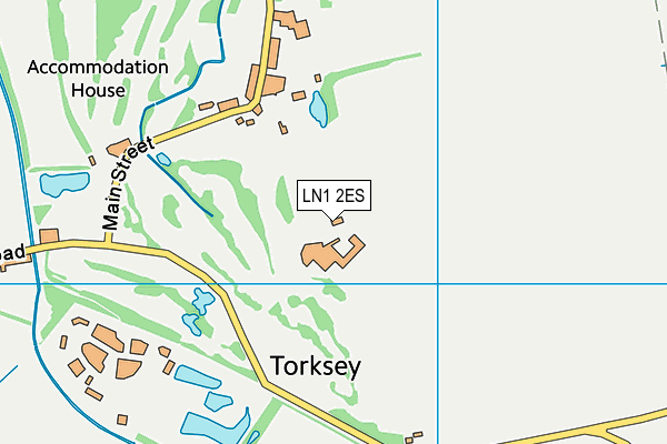 LN1 2ES map - OS VectorMap District (Ordnance Survey)