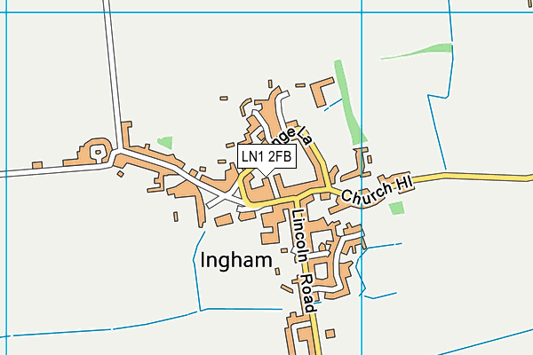 LN1 2FB map - OS VectorMap District (Ordnance Survey)