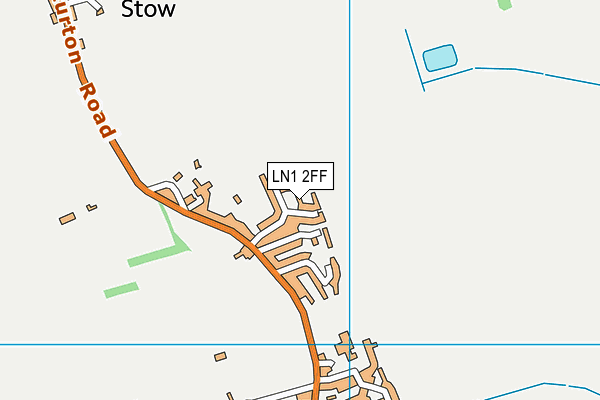 LN1 2FF map - OS VectorMap District (Ordnance Survey)