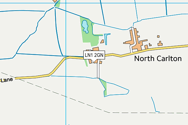 LN1 2GN map - OS VectorMap District (Ordnance Survey)