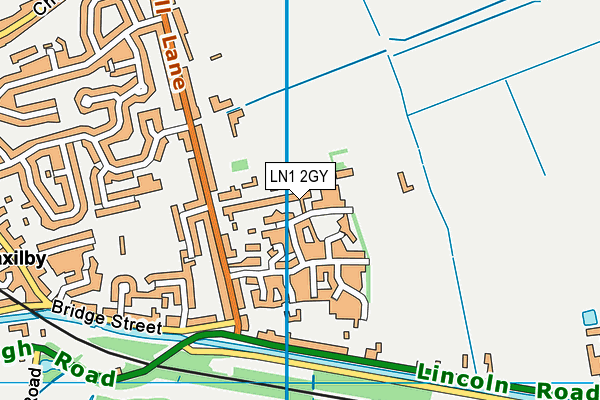 LN1 2GY map - OS VectorMap District (Ordnance Survey)