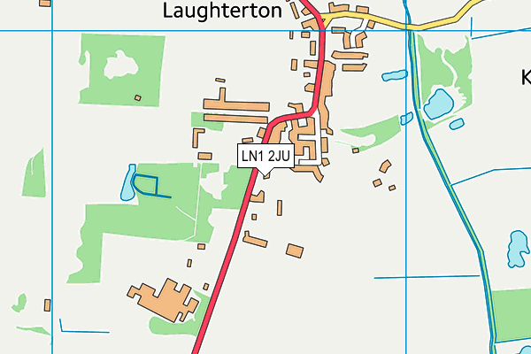 LN1 2JU map - OS VectorMap District (Ordnance Survey)