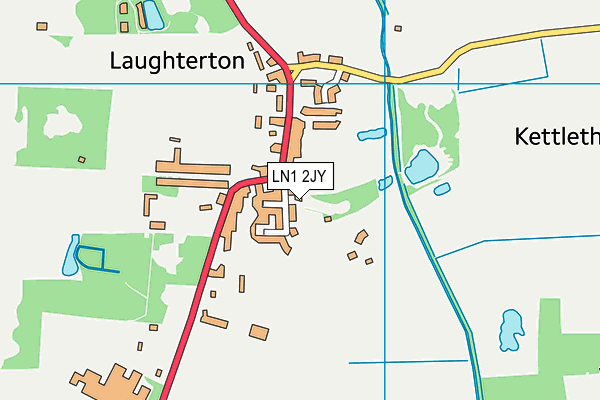 LN1 2JY map - OS VectorMap District (Ordnance Survey)