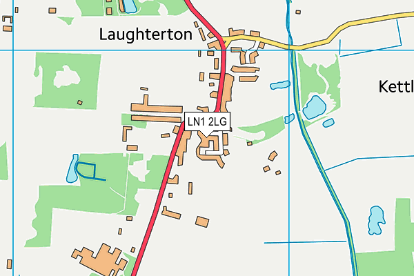 LN1 2LG map - OS VectorMap District (Ordnance Survey)