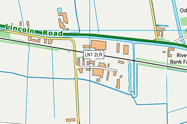 LN1 2LR map - OS VectorMap District (Ordnance Survey)