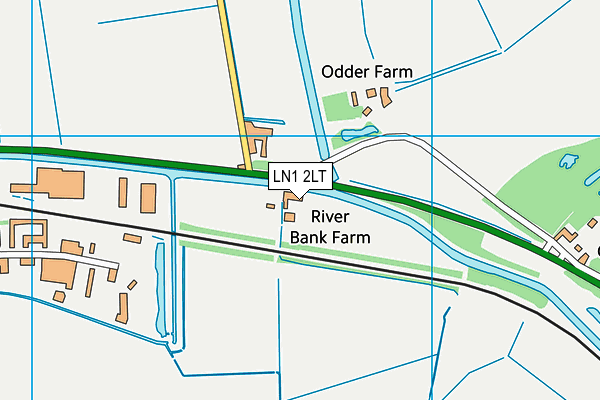LN1 2LT map - OS VectorMap District (Ordnance Survey)