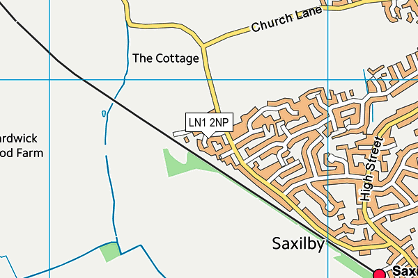 Map of WILLIAMS GARAGE LTD at district scale