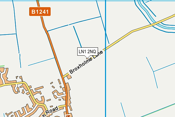 LN1 2NQ map - OS VectorMap District (Ordnance Survey)