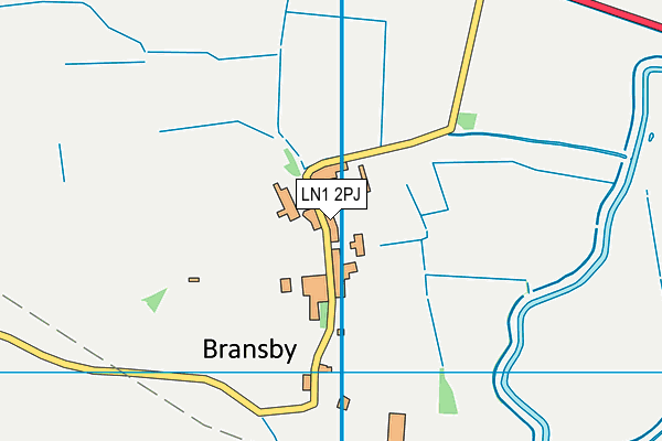 LN1 2PJ map - OS VectorMap District (Ordnance Survey)