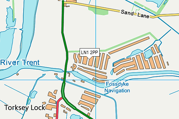 LN1 2PP map - OS VectorMap District (Ordnance Survey)