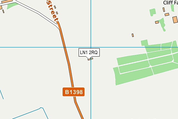 LN1 2RQ map - OS VectorMap District (Ordnance Survey)