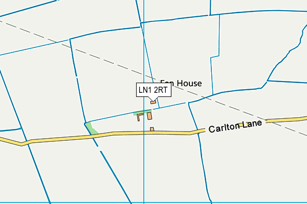 LN1 2RT map - OS VectorMap District (Ordnance Survey)