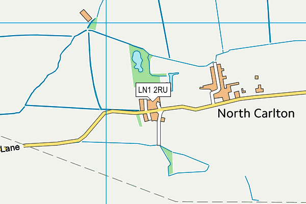LN1 2RU map - OS VectorMap District (Ordnance Survey)