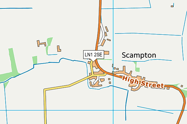 LN1 2SE map - OS VectorMap District (Ordnance Survey)
