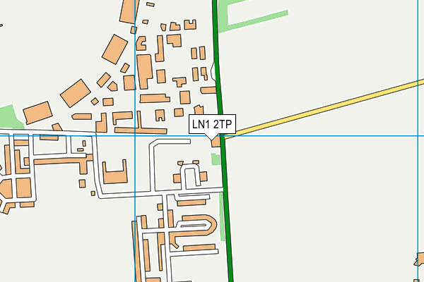 Pollyplatt Primary School map (LN1 2TP) - OS VectorMap District (Ordnance Survey)