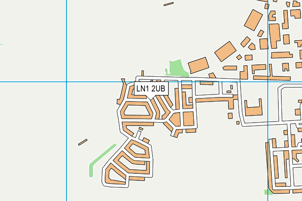 LN1 2UB map - OS VectorMap District (Ordnance Survey)
