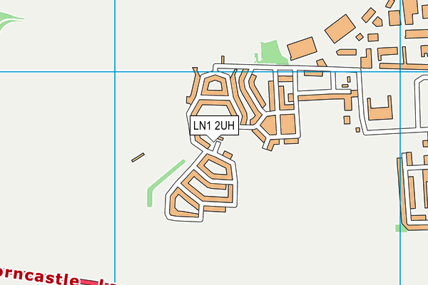 LN1 2UH map - OS VectorMap District (Ordnance Survey)