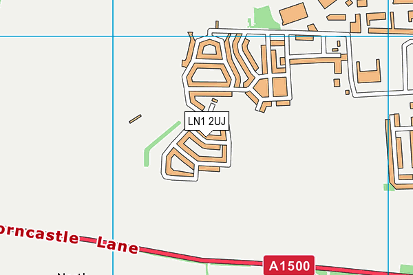 LN1 2UJ map - OS VectorMap District (Ordnance Survey)