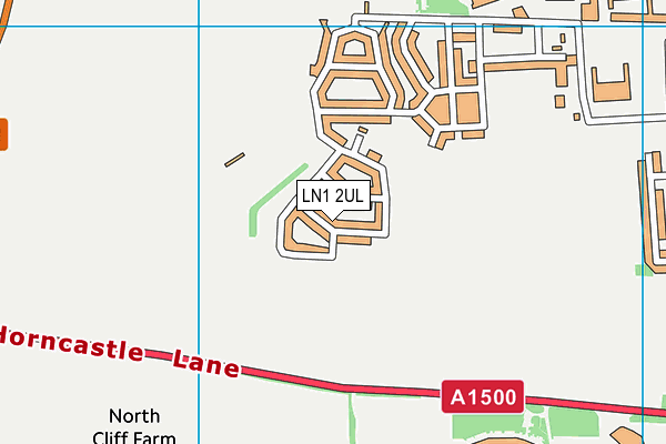 LN1 2UL map - OS VectorMap District (Ordnance Survey)