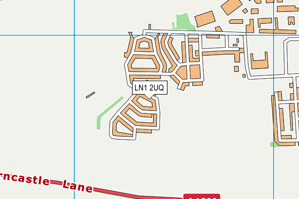 LN1 2UQ map - OS VectorMap District (Ordnance Survey)
