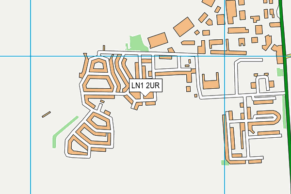 LN1 2UR map - OS VectorMap District (Ordnance Survey)
