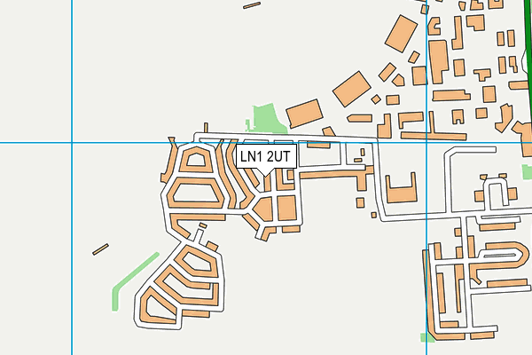 LN1 2UT map - OS VectorMap District (Ordnance Survey)