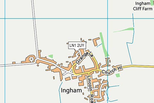 LN1 2UY map - OS VectorMap District (Ordnance Survey)
