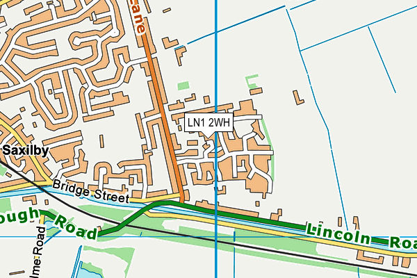 LN1 2WH map - OS VectorMap District (Ordnance Survey)